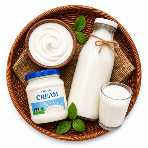 Cream and Milk